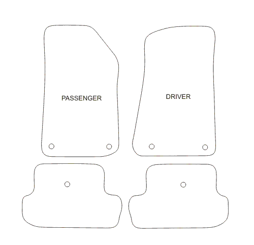 Jeep Wrangler (2 DOOR) Car Mats(2018 Onwards)